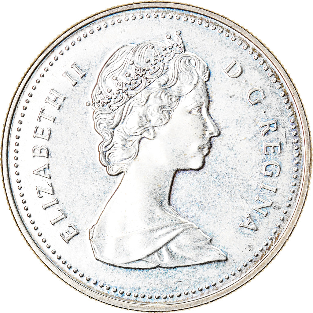 Coin, Canada, Elizabeth II, Dollar, 1988, Royal Canadian Mint, Ottawa