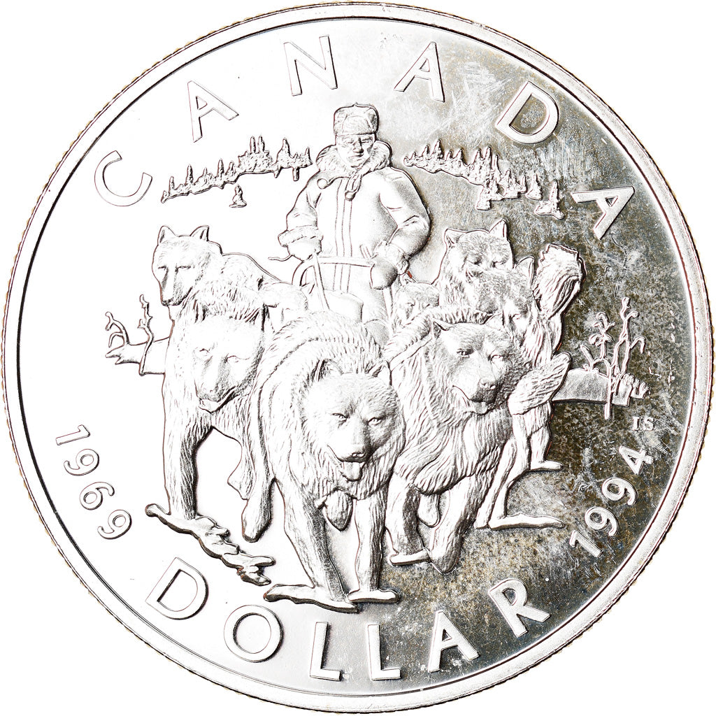 Moneta, Canada, Elizabeth II, Dollar, 1994, Royal Canadian Mint, Ottawa, Proof