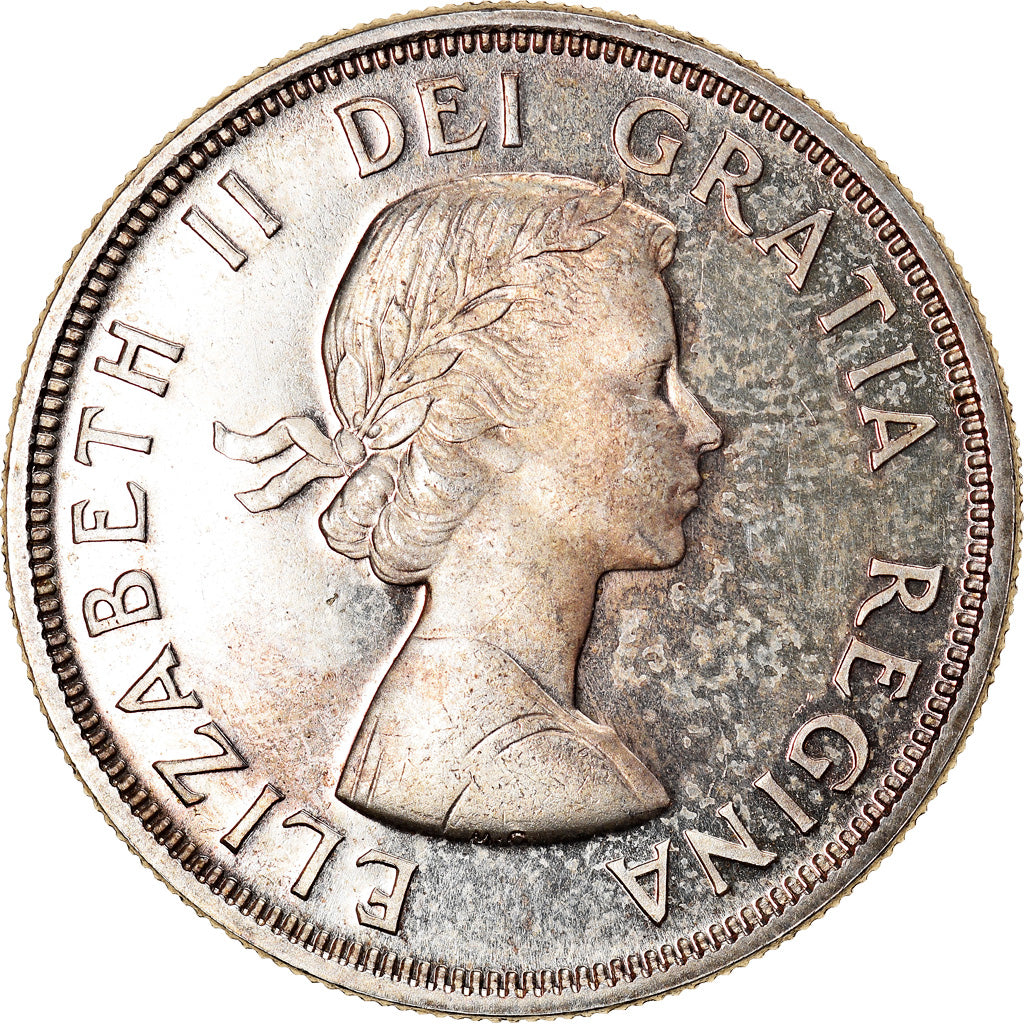 Coin, Canada, Elizabeth II, Dollar, 1964, Royal Canadian Mint, Ottawa