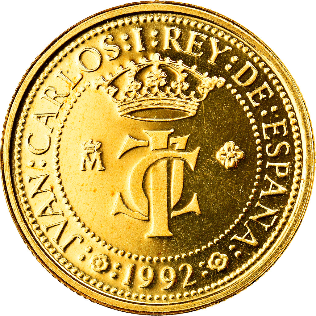 Monnaie, Espagne, Juan Carlos I, 10000 Pesetas, 1992, Madrid, FDC, Or, KM:1002
