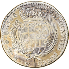 Moneta, MALTA, ORDINE DI, Emmanuel Pinto, Xv (15) Tari, 1764, MB, Argento