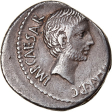 Münze, Octavian, Denarius, 37 BC, Uncertain Mint, SS+, Silber, Crawford:538/1