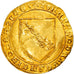 Moneta, Spagna, Juan II, Escudo de la banda, 1406-1454, Seville, SPL-, Oro