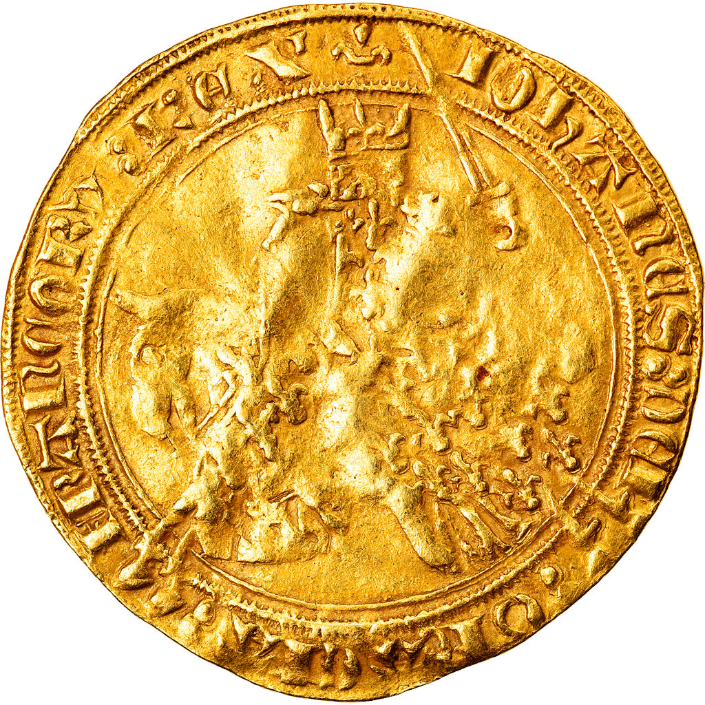 Monnaie, France, Jean II le Bon, Jean II le Bon, Franc à cheval, TB, Or