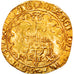 Coin, France, Charles VI, Agnel d'or, VF(20-25), Gold, Duplessy:372B