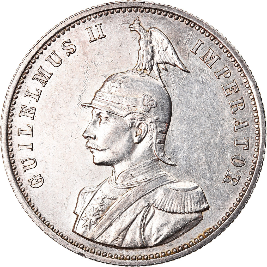 Coin, GERMAN EAST AFRICA, Wihelm II, Rupie, 1890, MS(60-62), Silver, KM:2