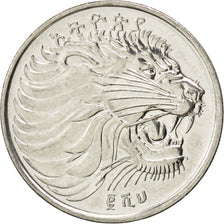 ETHIOPIA, 50 Cents, 2008, Berlin, KM #47.2, MS(63), Copper-Nickel Plated Steel,.