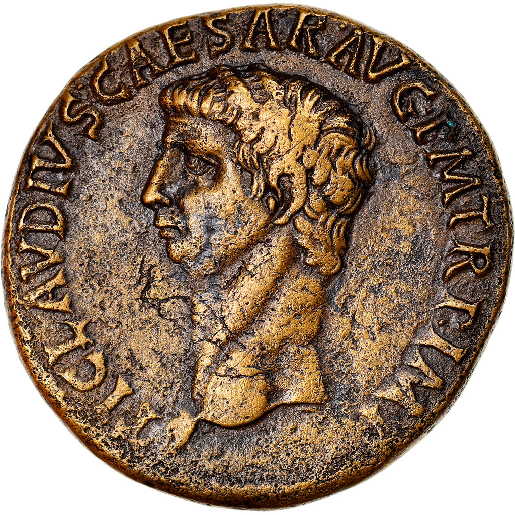 Coin, Claudius, Dupondius, 41-45, Roma, AU(55-58), Bronze, RIC:94