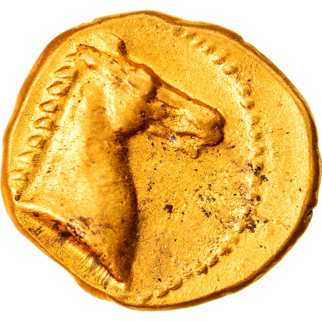 Coin, Zeugitana, 1/10 Stater, Carthage, MS(60-62), Gold, Pozzi:3290