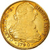 Moneta, Colombia, Charles IV, 8 Escudos, 1790, Popayan, BB, Oro, KM:53.2