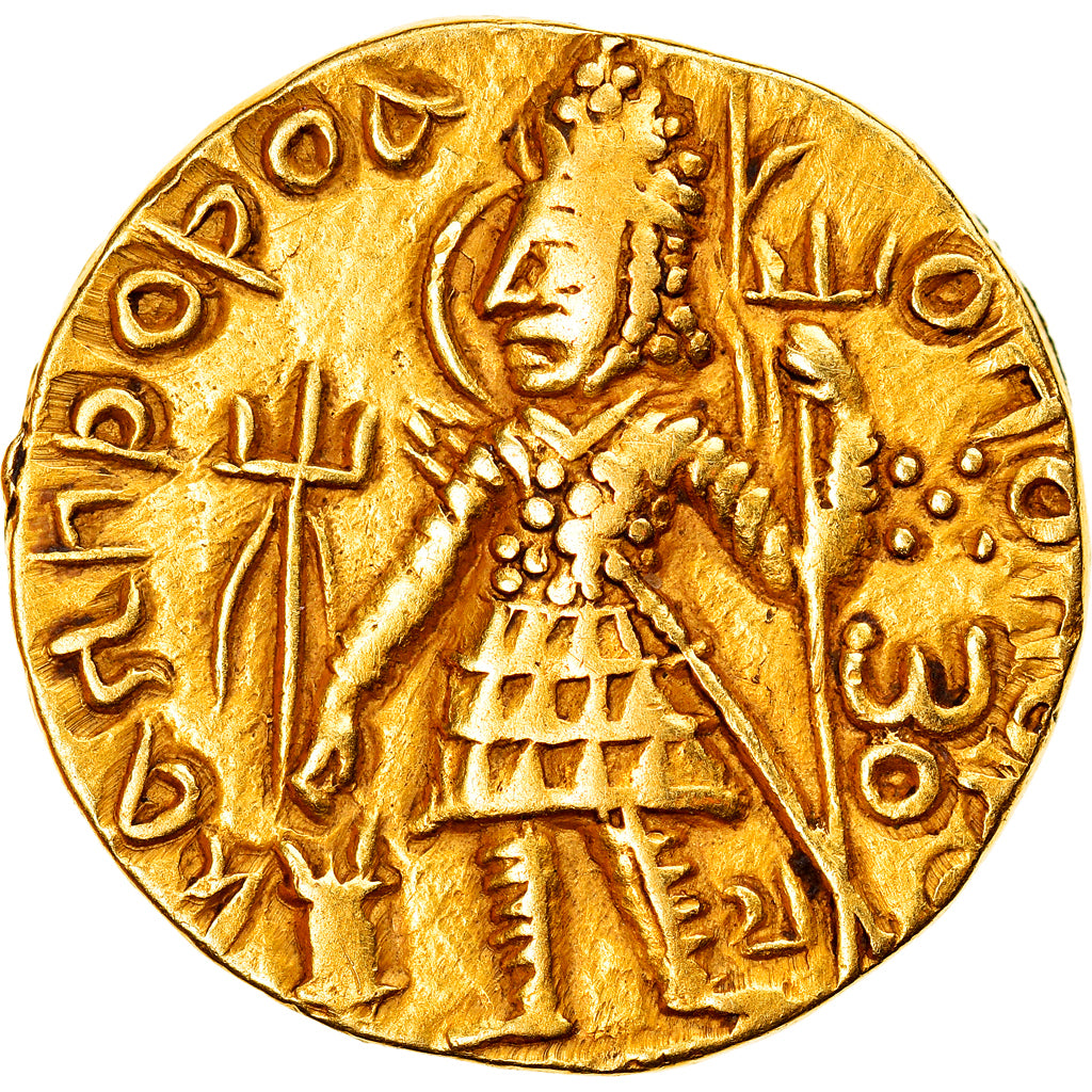 Coin, Kushan Empire, Vasu Deva (190-230), Vasu Deva, Kushans, Stater, 190-230