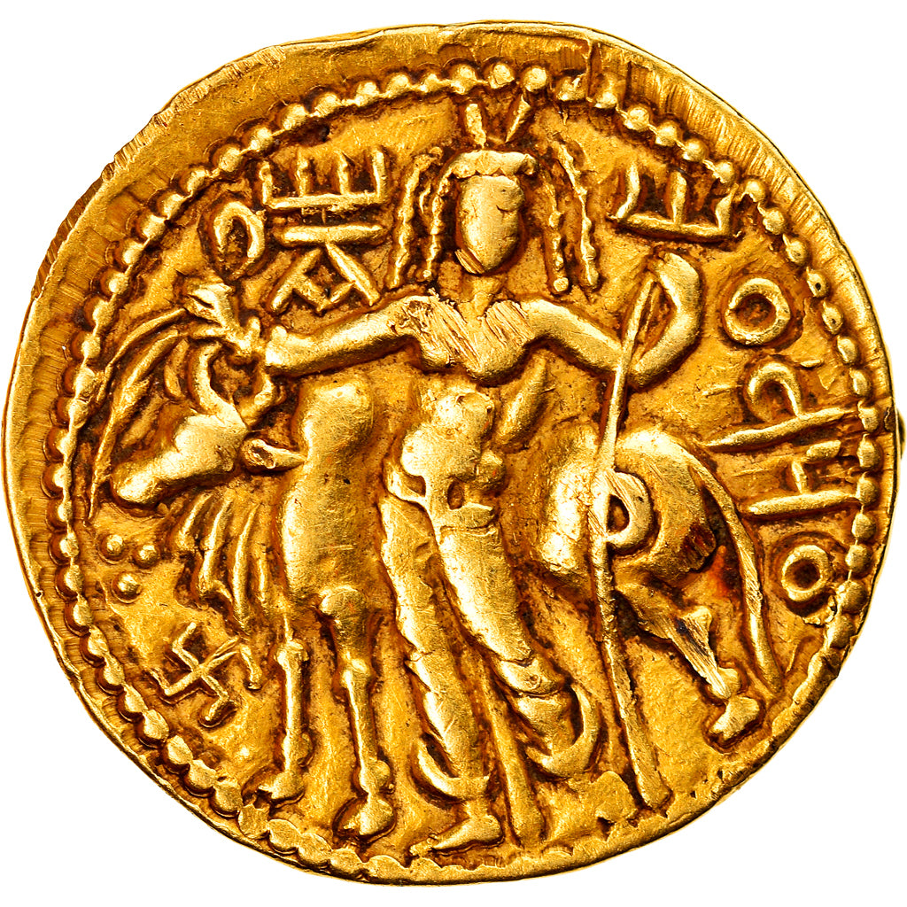 Coin, Kushan Empire, Vasu Deva (190-230), Vasu Deva, Kushans, Stater, 190-230