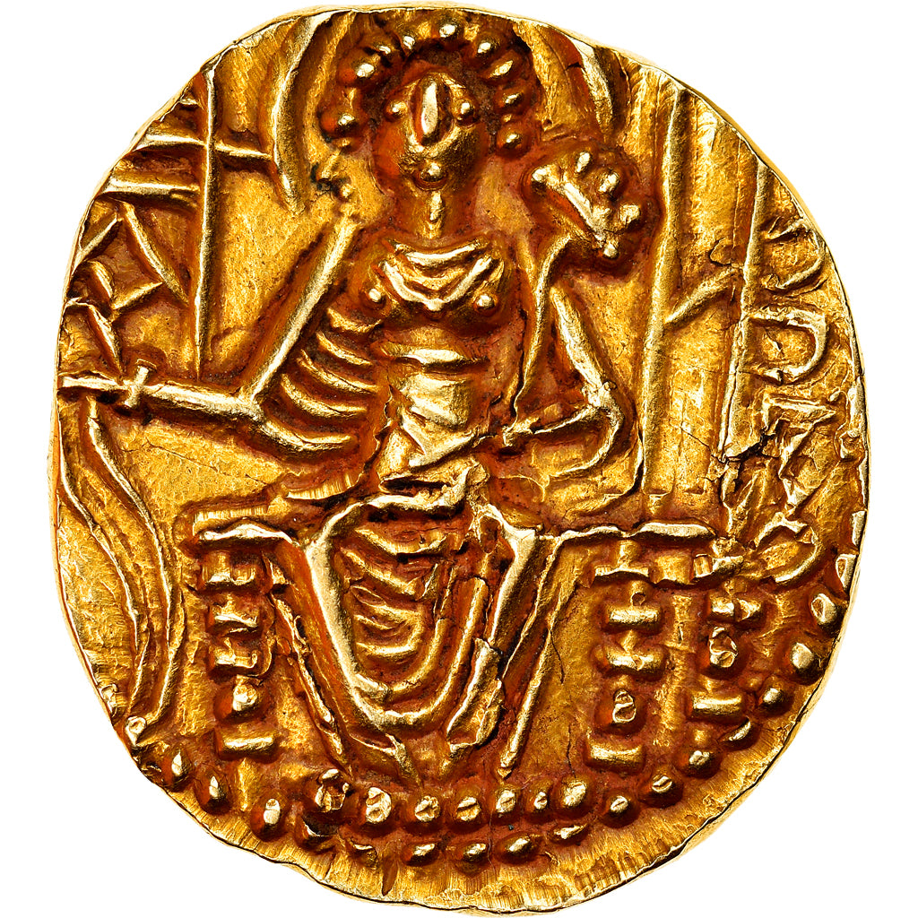 Coin, Kushan Empire, Shaka, Stater, 300-330, AU(55-58), Gold