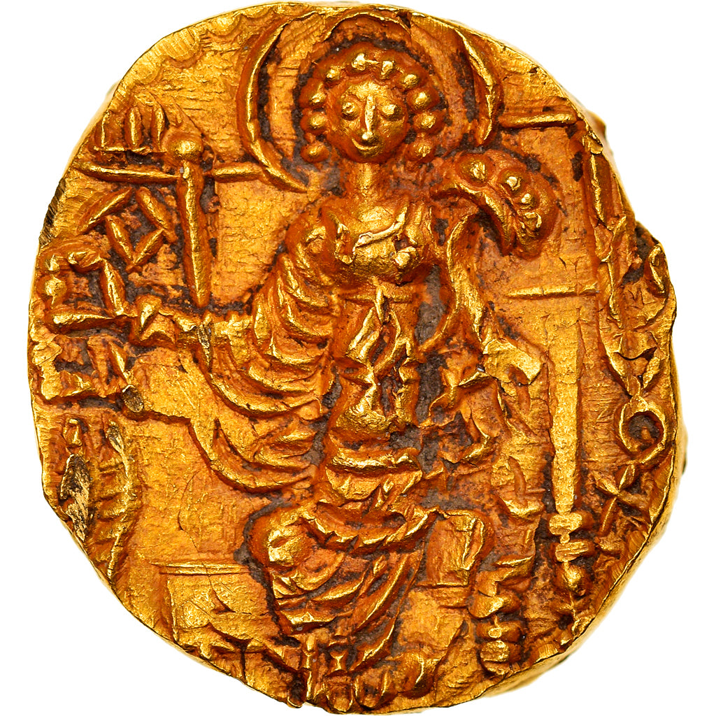 Coin, Kushan Empire, Shaka, Stater, 300-330, AU(50-53), Gold