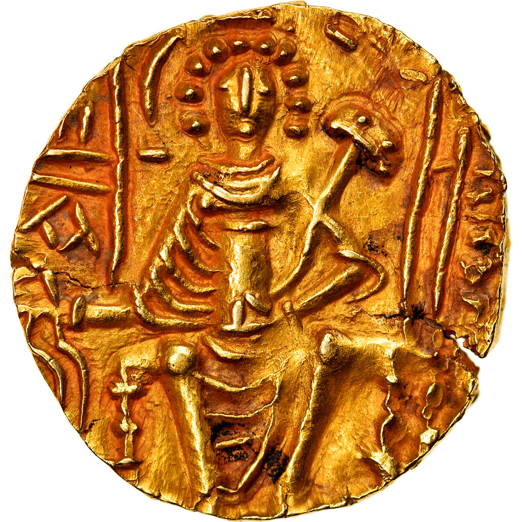 Moneta, Kushan Empire, Shaka, Stater, 300-330, BB+, Oro