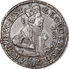 Coin, Austria, Ferdinand II, 1/4 Thaler, 1632, Vienna, AU(55-58), Silver, KM:672