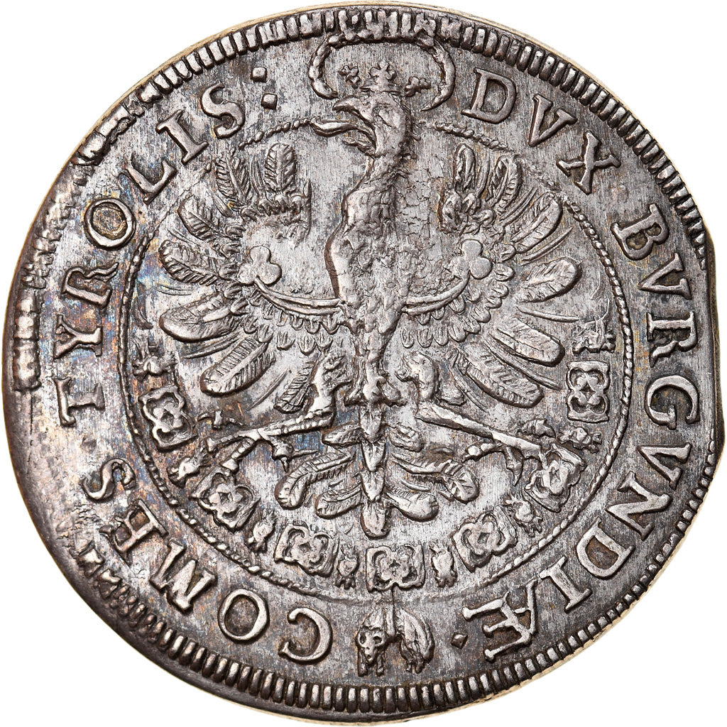 Coin, Austria, Ferdinand II, 1/4 Thaler, 1632, Vienna, AU(55-58), Silver, KM:672