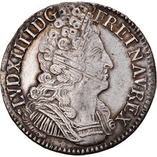 Moneta, Francia, Louis XIV, Écu aux 3 couronnes, Ecu, 1710, La Rochelle, BB