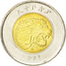 ETHIOPIA, Birr, 2010, Royal Canadian Mint, KM #78, MS(63), Bi-Metallic, 28, 6.83