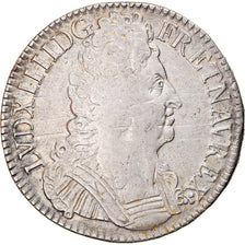 Moneta, Francia, Louis XIV, Écu aux 3 couronnes, Ecu, 1711, Paris, BB, Argento