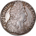 Coin, France, Louis XIV, Écu aux 3 couronnes, Ecu, 1711, Nantes, AU(50-53)