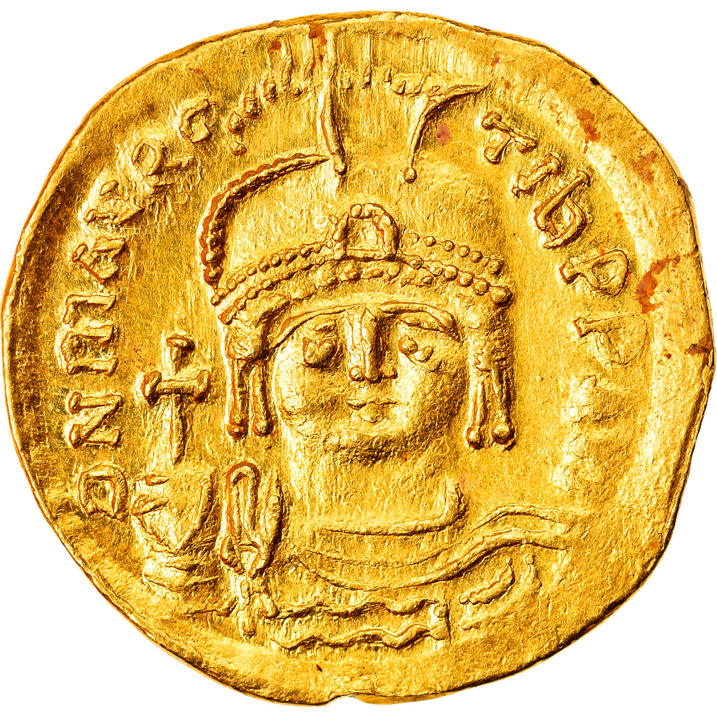 Coin, Maurice Tiberius, Solidus, Constantinople, AU(50-53), Gold, Sear:478