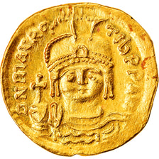 Coin, Maurice Tiberius, Solidus, Constantinople, AU(50-53), Gold, Sear:478