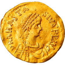 Münze, Anastasius I, Tremissis, 492-518, Constantinople, VZ+, Gold, Sear:8