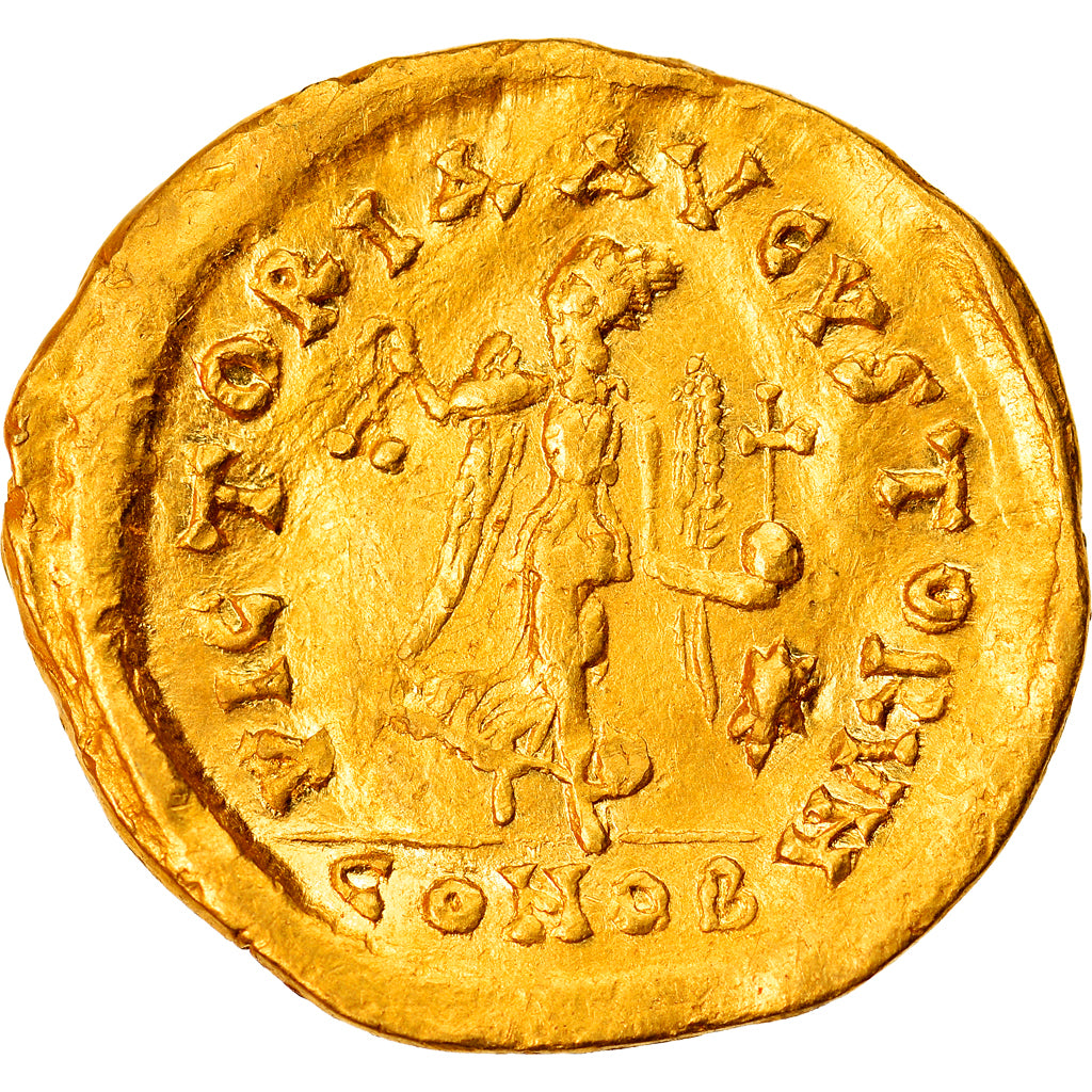 Münze, Anastasius I, Tremissis, 492-518, Constantinople, VZ+, Gold, Sear:8