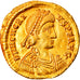 Coin, Honorius, Solidus, Ravenna, AU(55-58), Gold, RIC:1287