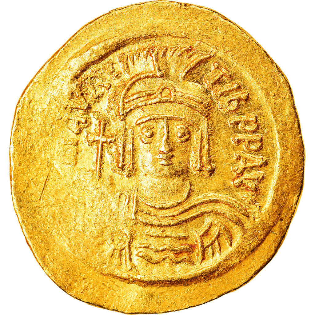 Coin, Maurice Tiberius, Solidus, Constantinople, EF(40-45), Gold, Sear:478