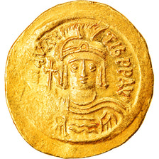 Coin, Maurice Tiberius, Solidus, Constantinople, EF(40-45), Gold, Sear:478
