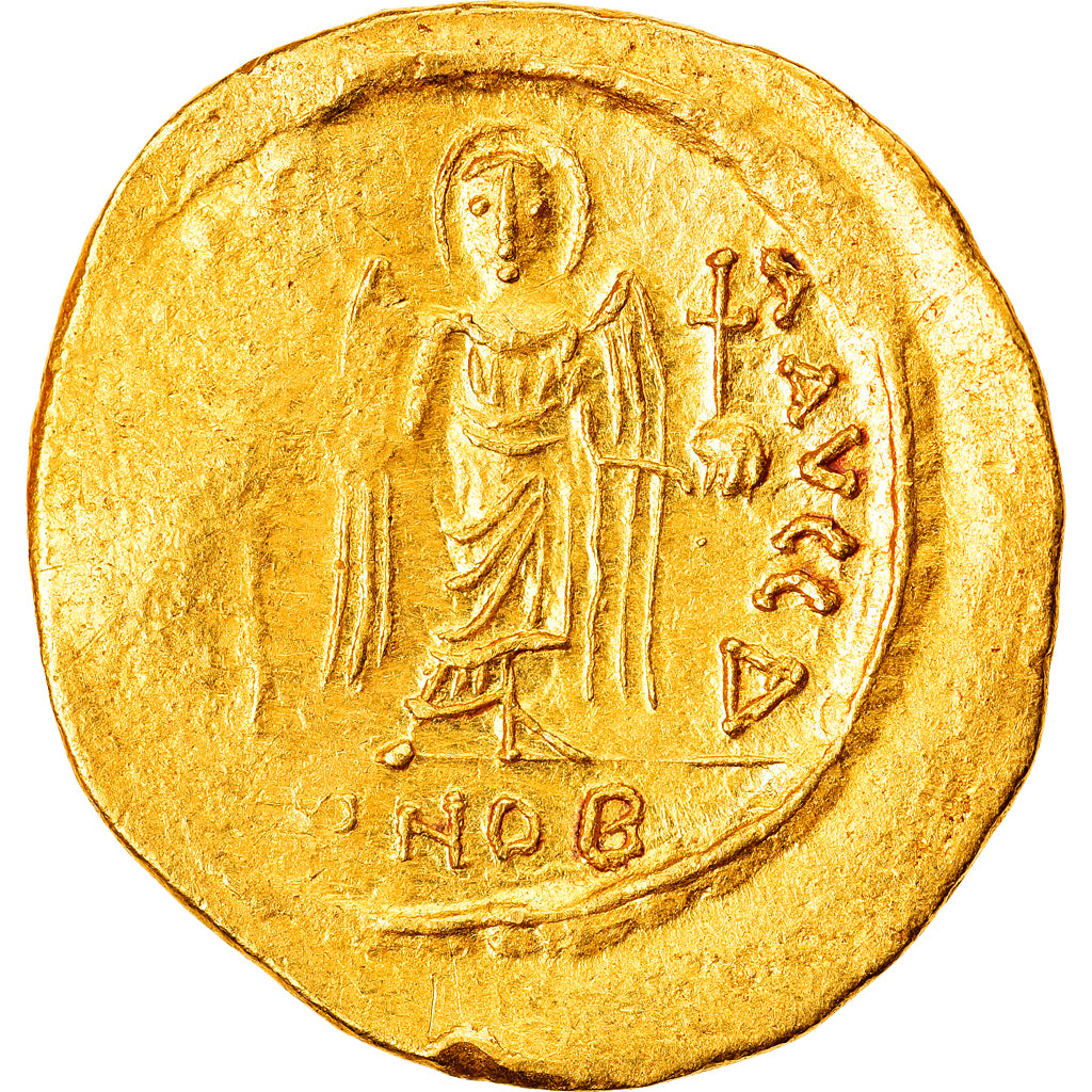 Coin, Maurice Tiberius, Solidus, Constantinople, EF(40-45), Gold, Sear:478