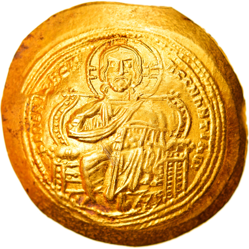 Moneda, Constantine IX, Histamenon Nomisma, 1049-1053, Constantinople, SC, Oro