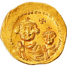 Coin, Heraclius, Solidus, 610-641, Constantinople, EF(40-45), Gold, Sear:743