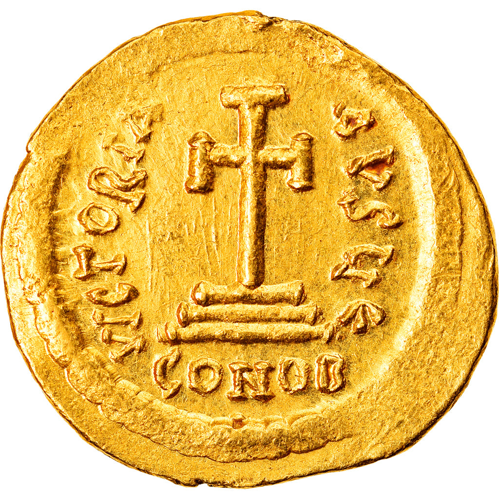 Coin, Heraclius, Solidus, 610-613, Constantinople, AU(55-58), Gold, Sear:731