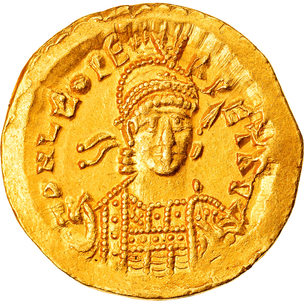 Coin, Leo I, Solidus, Constantinople, AU(55-58), Gold, RIC:605