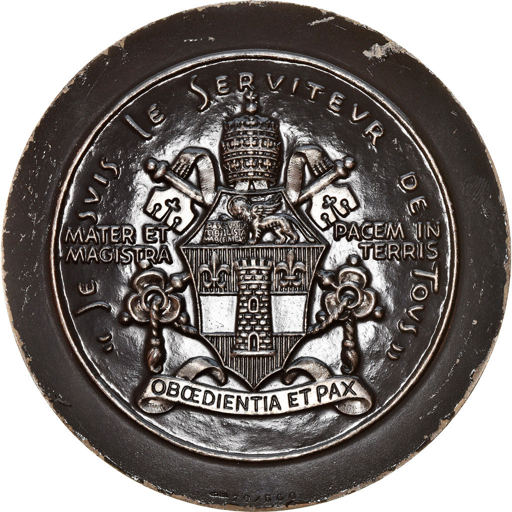 Watykan, Medal, Le Pape Jean XXIII, Religie i wierzenia, AU(50-53), Brąz