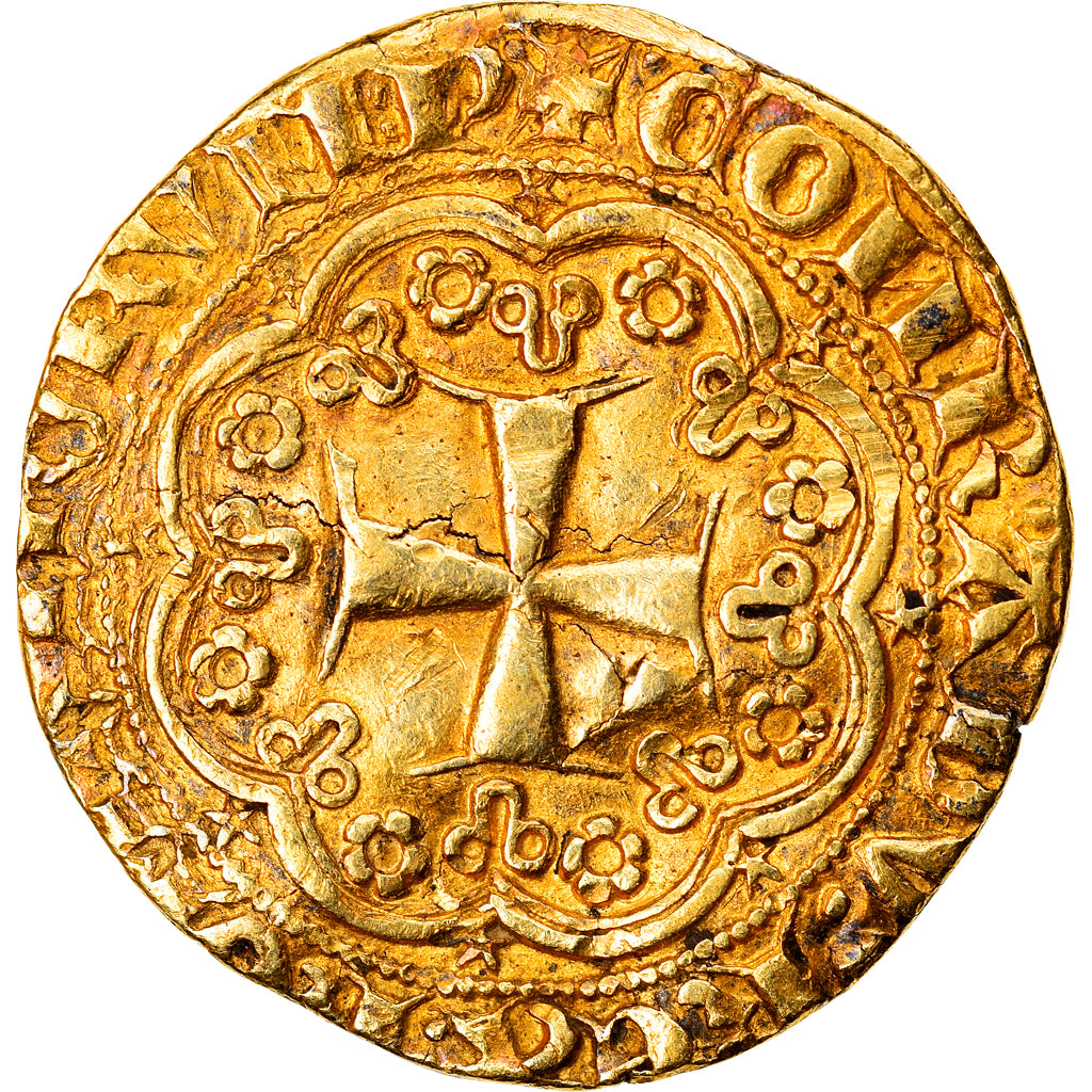 Moneta, STATI ITALIANI, Simon Boccanegra, Genovino, Genoa, BB, Oro