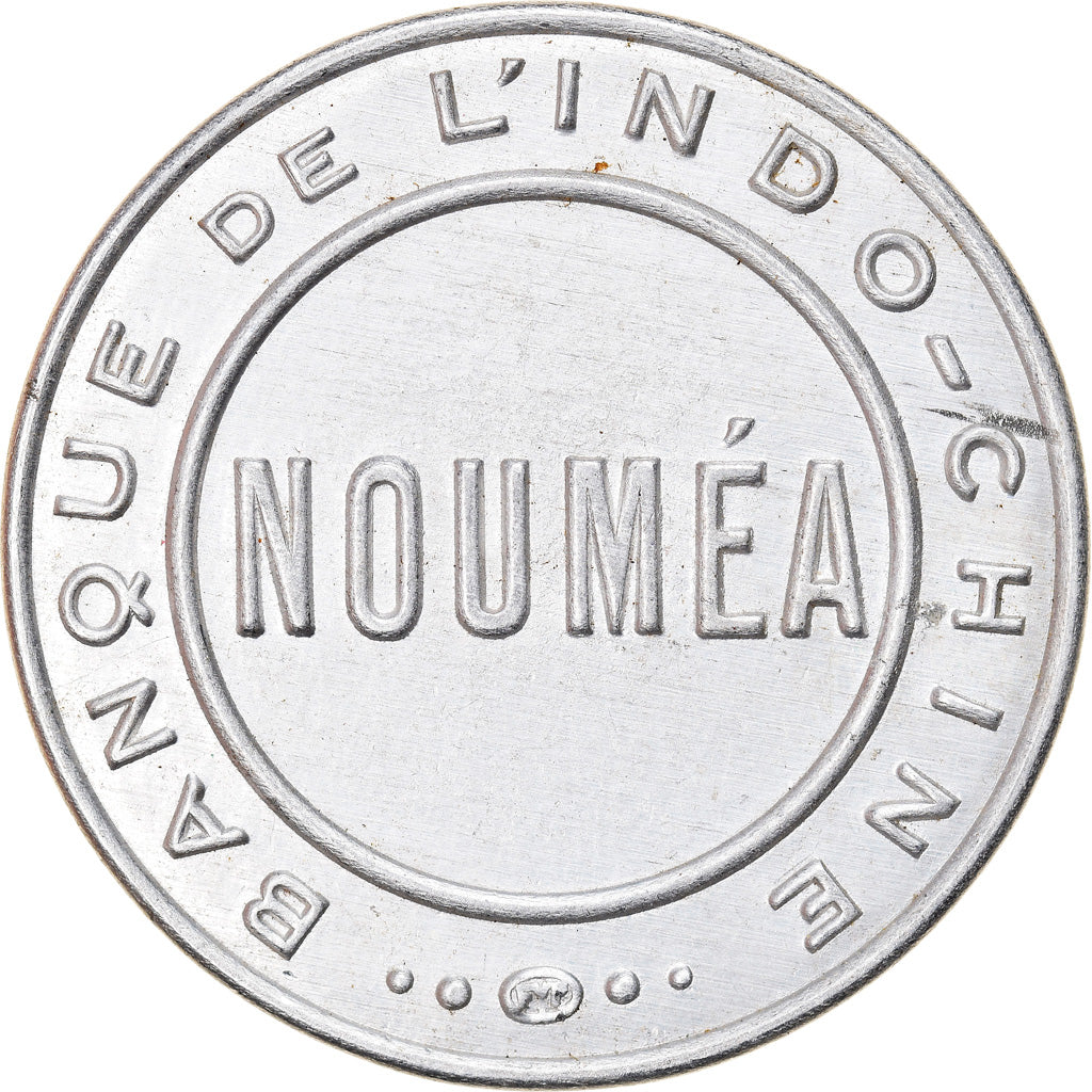 Münze, Indochina, Banque de l'Indochine, Nouméa, 50 Centimes, Timbre-Monnaie