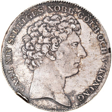 Coin, Sweden, Carl XIV Johan, Riksdaler, 1823, EF(40-45), Silver, KM:593