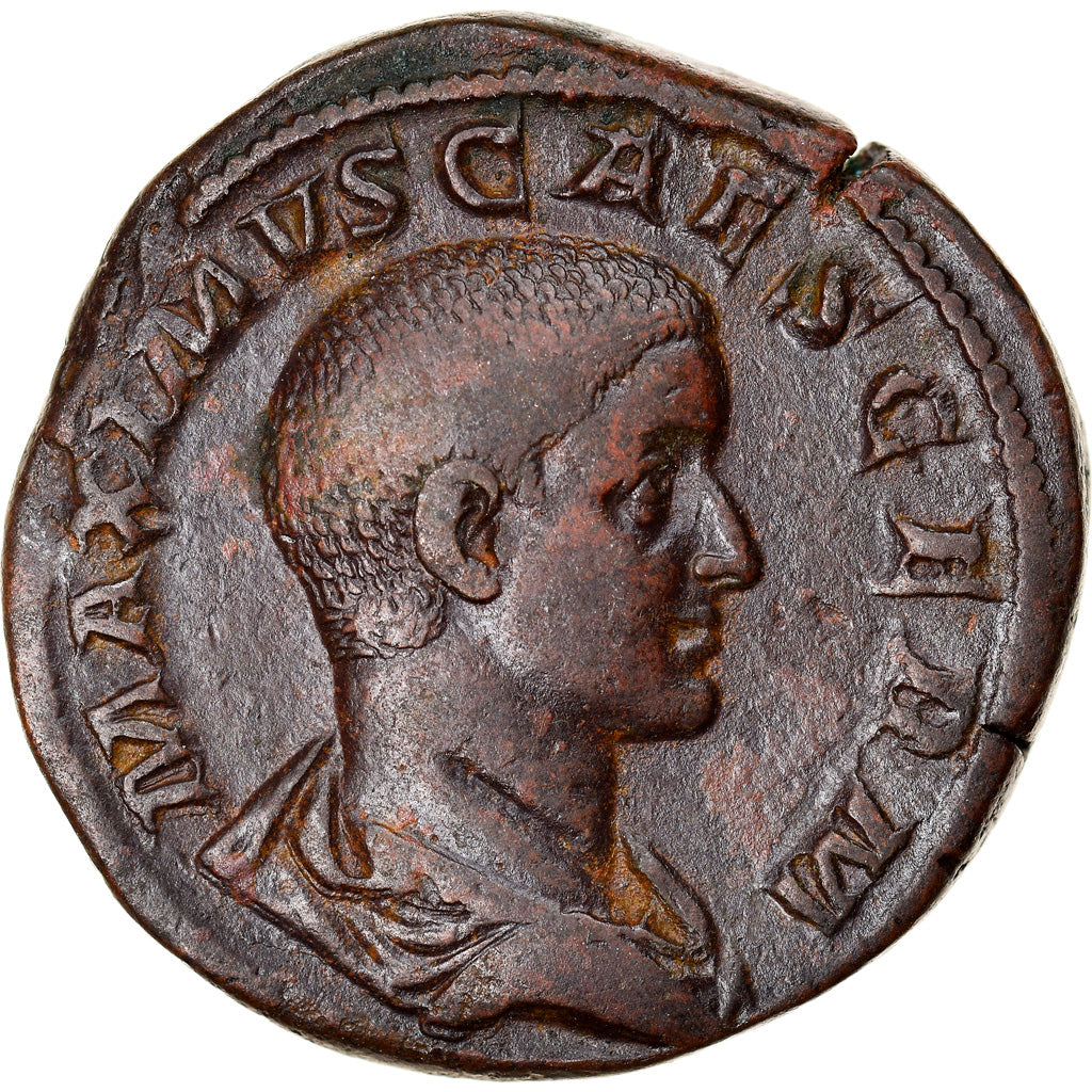 Coin, Maximus, Sestertius, Roma, AU(50-53), Bronze, RIC:13