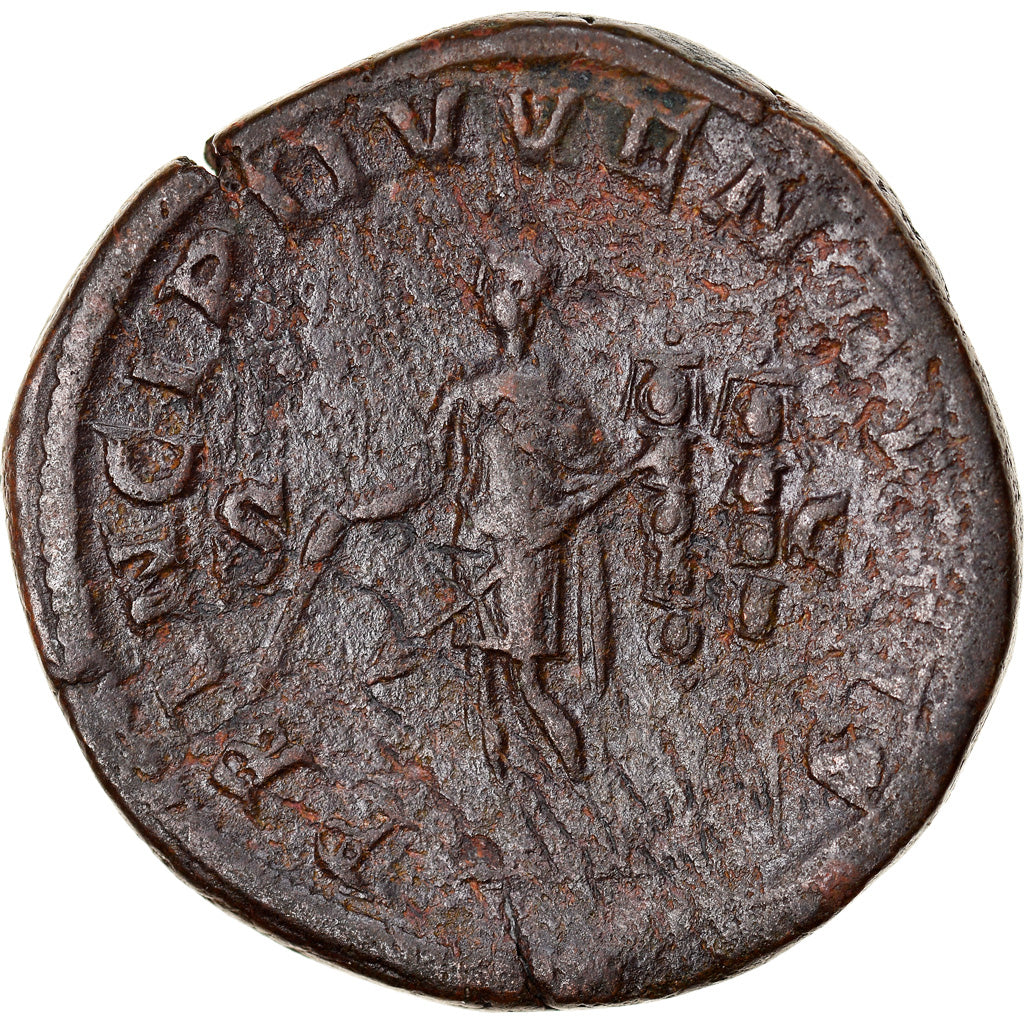 Coin, Maximus, Sestertius, Roma, AU(50-53), Bronze, RIC:13