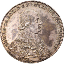 Coin, German States, WURZBURG, Georg Karl, Thaler, 1795, AU(55-58), Silver