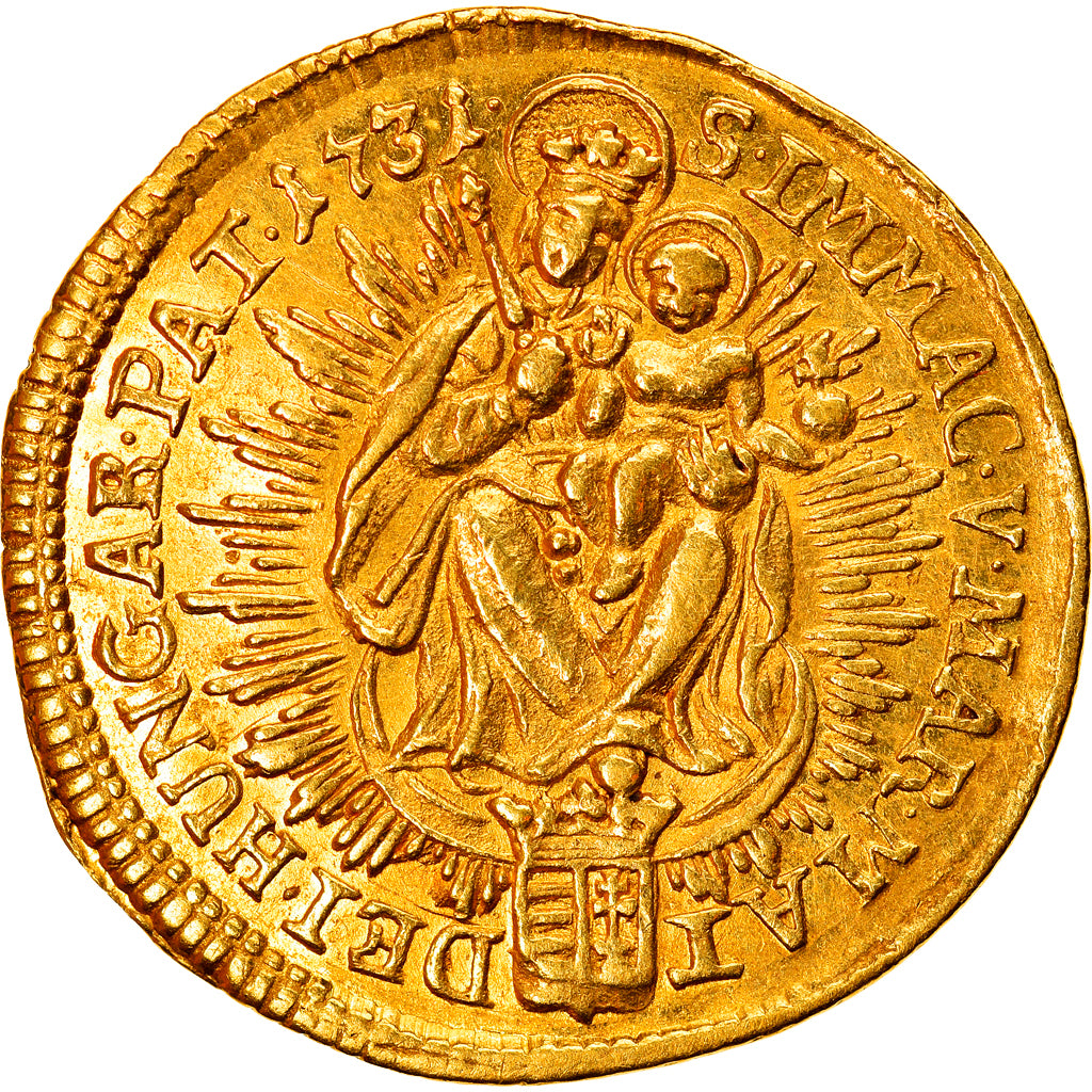 Monnaie, Hongrie, Karl VI, Ducat, 1731, Nagybanya, SUP, Or, KM:306.1