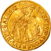 Moeda, Áustria, Markus Sittikus, Ducat, 1617, Salzburg, AU(55-58), Dourado