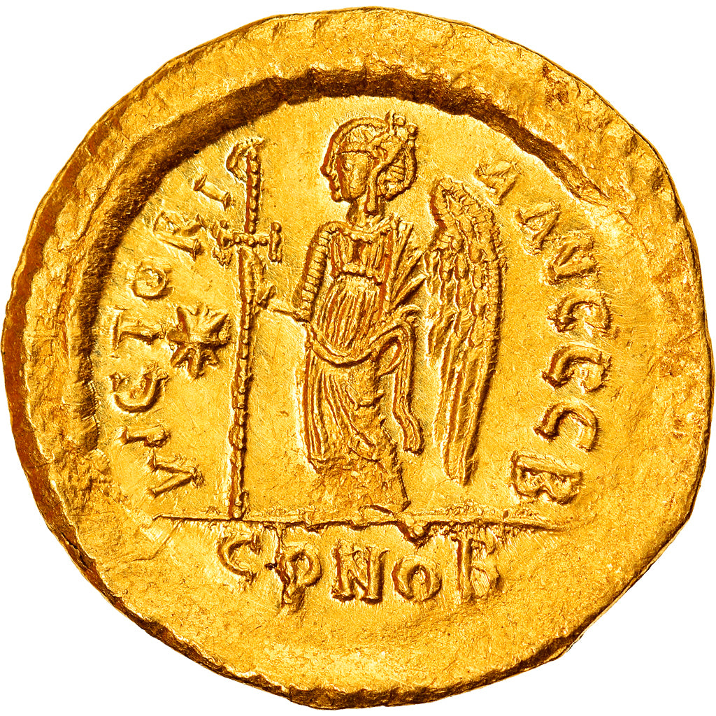Coin, Anastasius I, Solidus, 498-518, Constantinople, MS(60-62), Gold, Sear:5