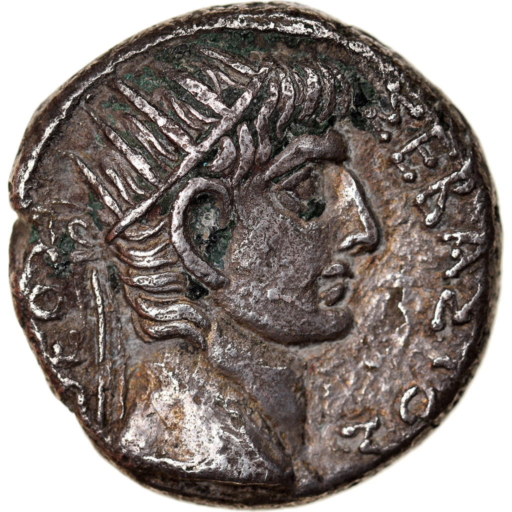 Münze, Tiberius and Augustus, Tetradrachm, 26-27, Alexandria, SS, Billon