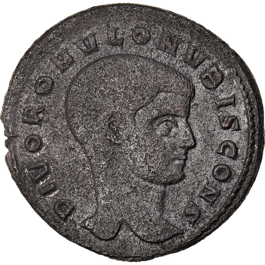 Coin, Romulus, Follis, 309, Ostia, Rare, EF(40-45), Copper, RIC:34