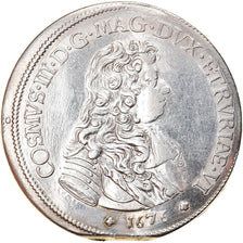 Munten, Italiaanse staten, TUSCANY, Cosimo III, Piastre, 1676, Florence, FR+